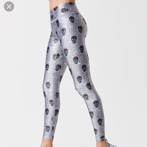 Terez Tall glitter skull leggings